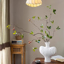 Faux Berry Leaf Branch Stem 45.2" Tall