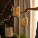 Portable Lantern Candle Holder Rope Paper Lantern