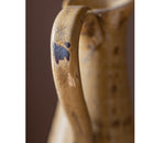 Cream Yellow Terra Cotta Single Handle Vase 12" Tall