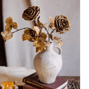 French Dried Look Faux Rose Stem 26" Tall