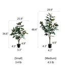 Artificial Silk Fig Tree In Pot