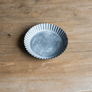 Rustic Fluted Metal Tray