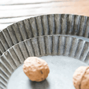 Rustic Fluted Metal Tray