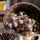 Horn Shape Willow Hanging Basket Planter