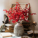 Impressionist Oncidium Orchid Stem in Red 31" Tall