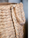 Large Rope Basket Cement Planter