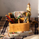 Solid Wood Desktop Organizer Small Organizer