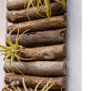 Rustic Wood Ladder Wall Décor Tool Organizer