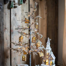 Christmas Tree Lighted House Ornament Randomly Picked Set of 3
