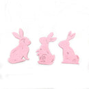 Rabbits Scrapbooking Cutting Die by Wizardi QJ39