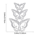Butterflies Scrapbooking Cutting Die by Wizardi QJ103
