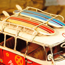 Volkswagen - VW T1 (Type 2) ''Peace & Love'' Bus 1/20 Scale Diecast Metal Model - RED
