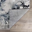 Kirkland Dark Blue Marble Rug
