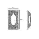 Glinden Traditional White Wall Mirror