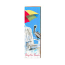 Boynton Beach, Florida Pelican Wooden Sign | Wall Art Print on Real Wood