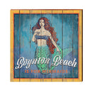 Boynton Beach is for Mermaids Sign | Wall Art Print on Real Wood
