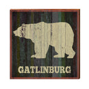 Gatlinburg Bear Sign | Real Art Print on Wood