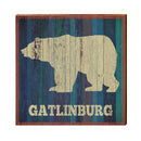 Gatlinburg Bear Sign | Real Art Print on Wood
