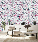 Elegant Multicolored Leaves Wallpaper Tasteful