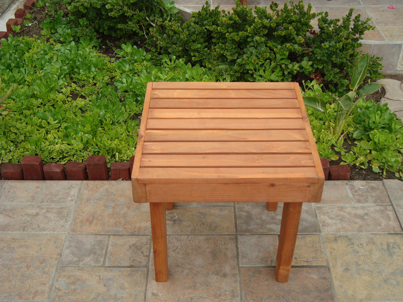 Redwood Side Table