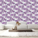 Violet Palms Wallpaper