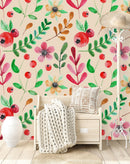 Voguish Spring Flowers Wallpaper Fashionable