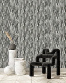 Modish Black Lines Wallpaper Fashionable