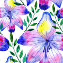 Modish Large Flowers Wallpaper