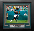 Jalen Hurts in Action Philadelphia Eagles 8" x 10" Framed Football Photo