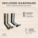 J Bracket for Floating Shelves
