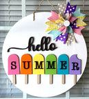 Unfinished Wood Summer Popsicle Shape | Ice Cream | Food | Craft Cutout | up to 46" DIY
