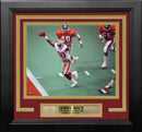 Jerry Rice Super Bowl XXIV Touchdown San Francisco 49ers 8" x 10" Framed Football Photo