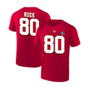 Jerry Rice San Francisco 49ers Hall of Fame Inductee Player Name & Number T-Shirt