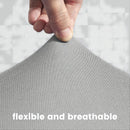 100% Microfiber Jersey Knit Sheet Set with Pillowcase-Gull Gray