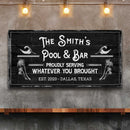 Personalized Rustic Pool And Bar Sign II
