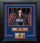 Joe Biden 46th President of the United States 8" x 10" Framed Photo with Engraved Autograph