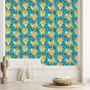 Green and Yellow Leaves Wallpaper