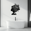 Hair Stylist Metal Wall Art - Steel Wall Decor for Salons and Studios - KAF004
