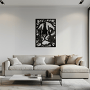 Tiger Face Metal Wall Art - Steel Wall Decor for Home and Office - KAF005