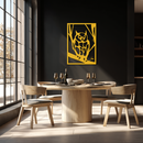 Owl Metal Wall Art - Steel Wall Decor for Home and Office - KAF006