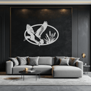 Flying Duck Metal Wall Art - Steel Wall Decor for Home and Cabin - KAF007