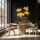 Maple Leaf Metal Wall Art - Steel Wall Decor for Home and Office - KAF012