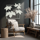 Maple Leaf Metal Wall Art - Steel Wall Decor for Home and Office - KAF012