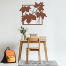 Maple Leaf Metal Wall Art - Steel Wall Decor for Home and Office - KAF012