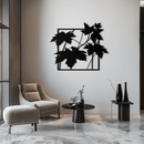 Maple Leaf Metal Wall Art - Steel Wall Decor for Home and Office - KAF012