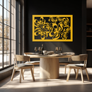 Floral Burst Metal Wall Art - Steel Wall Decor for Home and Office - KAF016
