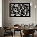 Floral Burst Metal Wall Art - Steel Wall Decor for Home and Office - KAF016