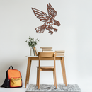 Geometric Eagle Metal Wall Art - Modern Steel Wall Decor - KAF042