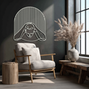 Minimalist Line Art Woman Metal Wall Art - Modern Steel Wall Decor - KAF045