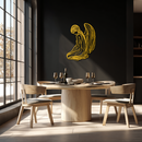 Ethereal Angel Metal Wall Art - Elegant and Serene Decorative Piece - KAF067